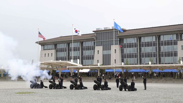 ABD'nin Güney Kore'deki yeni karargahı Camp Humphreys - Sputnik Türkiye