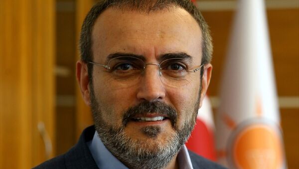 AK Parti Genel Başkan Yardımcısı ve Parti Sözcüsü Mahir Ünal - Sputnik Türkiye