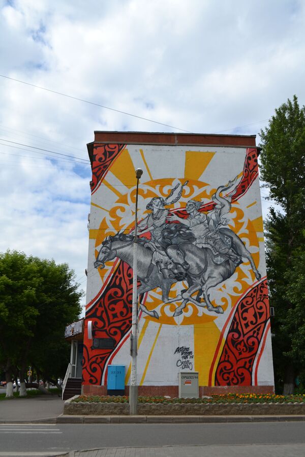 Astana'da sokak sanatı - Sputnik Türkiye