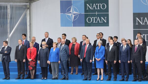 NATO zirvesi öncesi aile fotoğrafı - Sputnik Türkiye