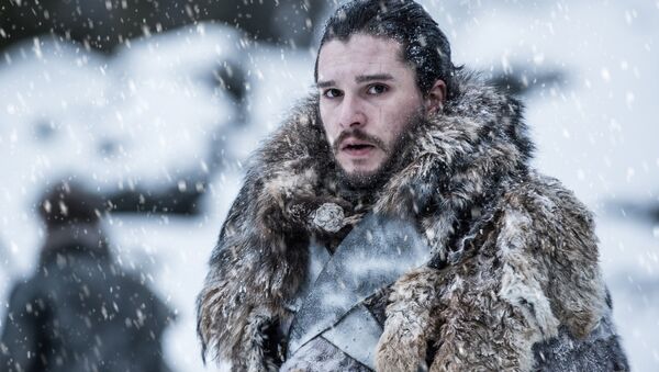 Kit Harington portrays Jon Snow in a scene from the seventh season of HBO's Game of Thrones. - Sputnik Türkiye