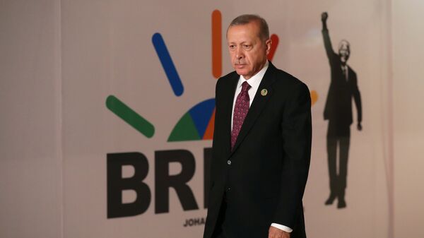 Erdoğan, Mandela'nın bağımsızlık lideri olduğu Güney Afrika'daki BRICS zirvesinde - Sputnik Türkiye