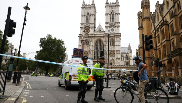 Londra'da parlamento binası bariyerlerine çarpan sürücü, 'terör suçları şüphesiyle' tutuklandı - Sputnik Türkiye