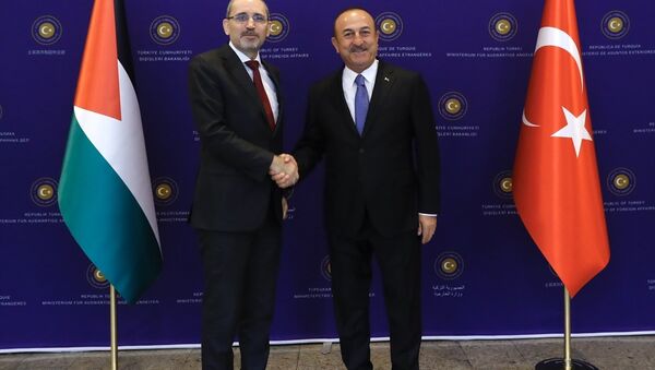 Dışişleri Bakanı Mevlüt Çavuşoğlu - Ürdün Dışişleri Bakanı - Sputnik Türkiye
