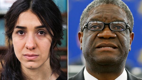 Nadia Murad ve Denis Mukwege - Sputnik Türkiye
