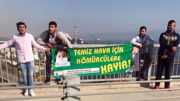 Osmangazi Köprüsü'nde 'Kömürcüler OSB' eylemi - Sputnik Türkiye