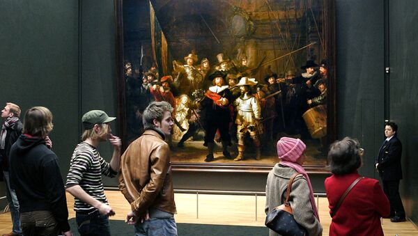 Rembrandt'ın 'Gece Devriyesi' tablosu - Sputnik Türkiye