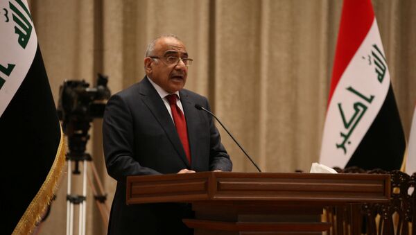 Irak'ın yeni Başbakanı Adil Abdulmehdi - Sputnik Türkiye