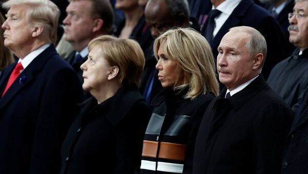 Vladimir Putin-Donald Trump, Fransa - Sputnik Türkiye