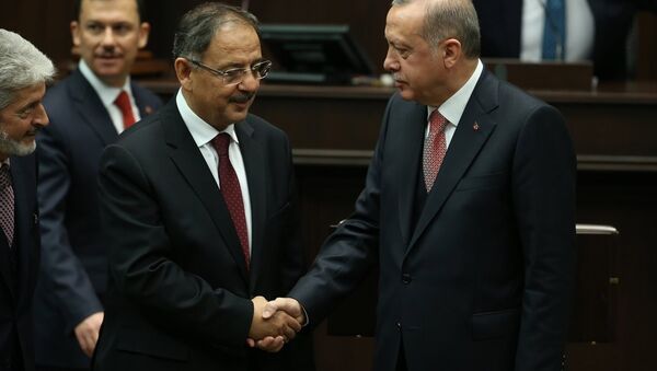Mehmet Özhaseki - Recep Tayyip Erdoğan - Sputnik Türkiye