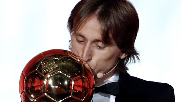 2018 Ballon d'Or ödülünün sahibi Modric oldu - Sputnik Türkiye
