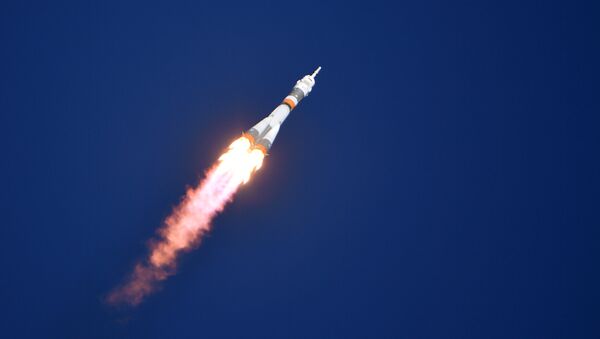 Soyuz MS-10 Launch to ISS from Baikonur Cosmodrome  - Sputnik Türkiye
