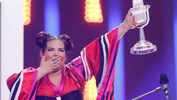 Eurovision 2018 yarışmasını kazanan İsrailli yarışmac Netta Barzilai - Sputnik Türkiye
