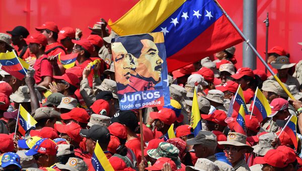 Venezüella'da Bolivarcı Devrim'in 20.yıldönümü - Sputnik Türkiye
