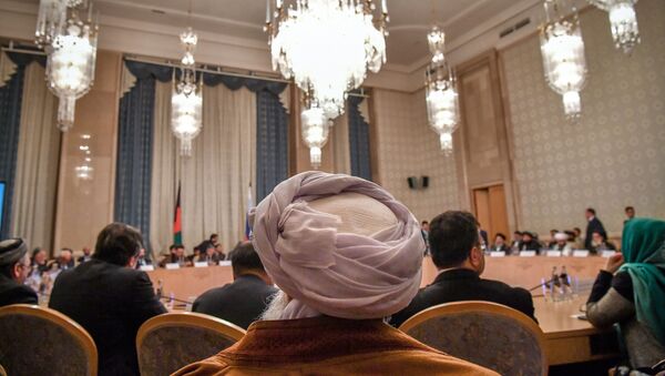Afgan siyasetçiler ile Taliban temsilcileri arasında Moskova'da yapılan toplantı - Sputnik Türkiye