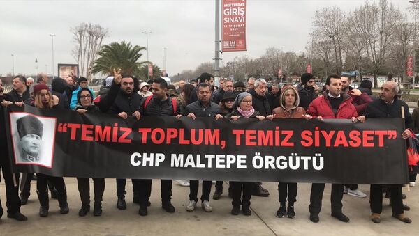 Bir grup CHP'li Ankara'ya yürüyüş başlattı - Sputnik Türkiye