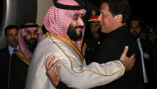 Suudi Arabistan Veliaht Prensi Muhammed bin Selman - Pakistan Başbakanı İmran Han - Sputnik Türkiye