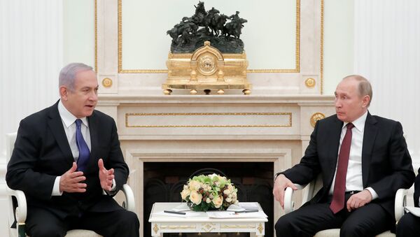İsrail Başbakanı Benyamin Netanyahu, Rusya Devlet Başkanı Vladimir Putin - Sputnik Türkiye