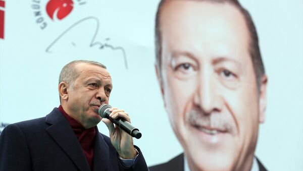 Türkiye Cumhurbaşkanı ve AK Parti Genel Başkanı Recep Tayyip Erdoğan - Sputnik Türkiye