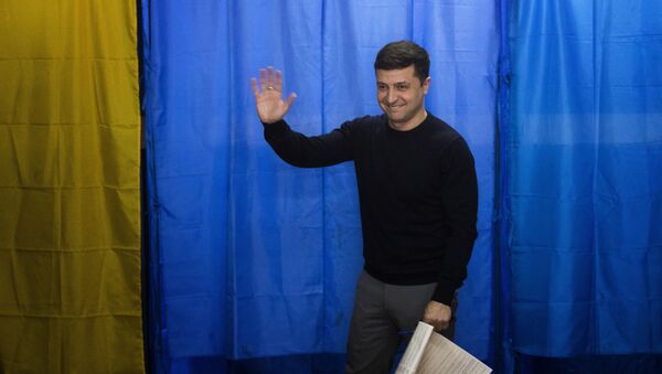 Ukrayna devlet başkanlığı seçimleri- komedyen Vladimir Zelenskiy - Sputnik Türkiye