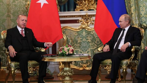 Vladimi Putin - Recep Tayyip Erdoğan - Sputnik Türkiye