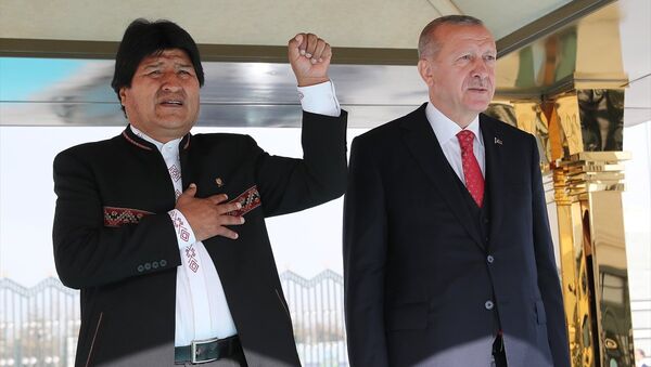 Juan Evo Morales Ayma - Recep Tayyip Erdoğan - Sputnik Türkiye