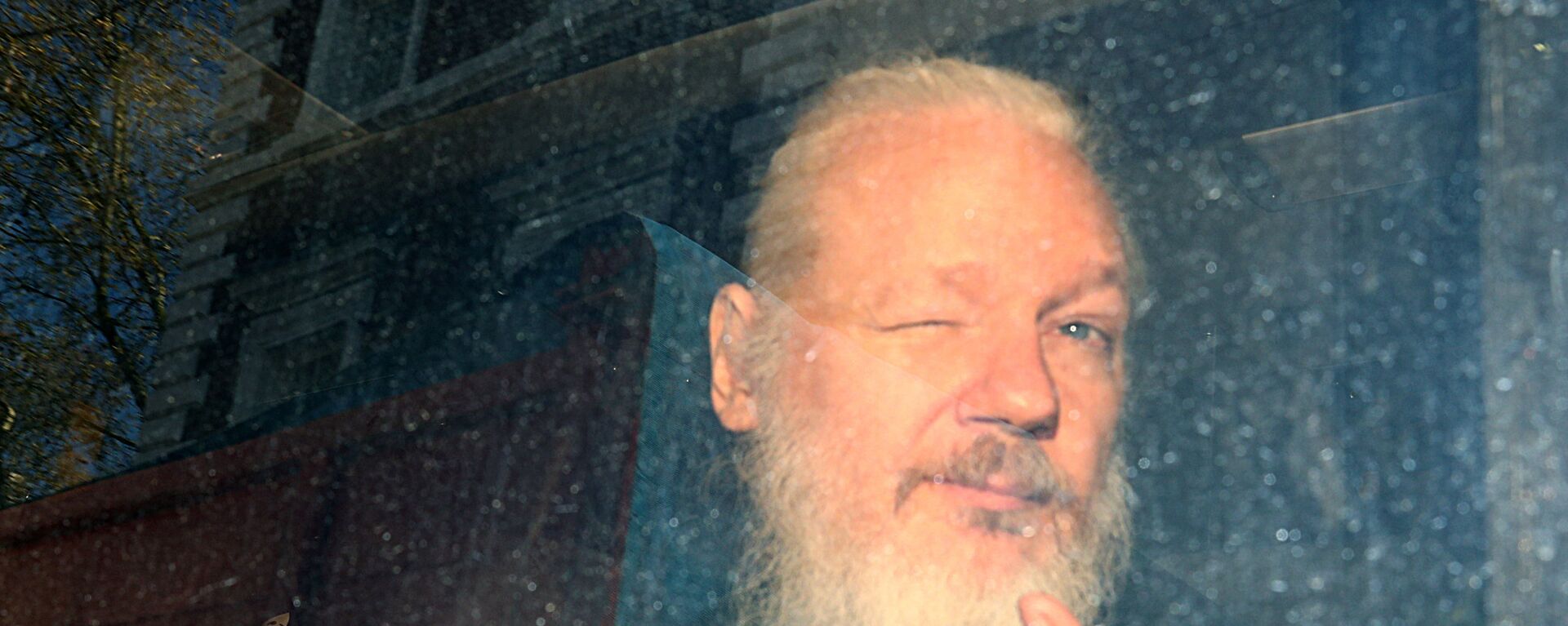 WikiLeaks'in kurucusu Julian Assange'ın gözaltına alındıktan sonraki ilk fotoğrafı. - Sputnik Türkiye, 1920, 10.12.2021