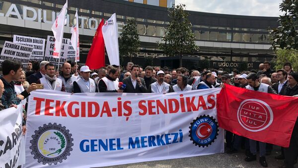 ABD'li Cargill firmasından çıkarılan işçilerin mücadelesi 365 günü geride bıraktı. - Sputnik Türkiye