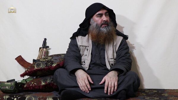  IŞİD lideri Ebubekir el Bağdadi'ye ait olduğu söylenen yeni görüntüler ortaya çıktı - Sputnik Türkiye