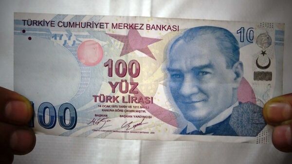 100 lira yerine 10 lira yazılan banknot - Sputnik Türkiye