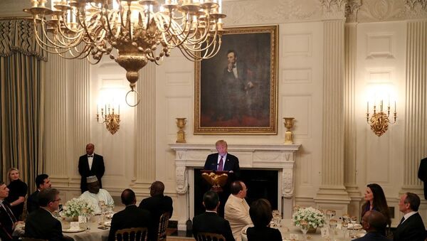 ABD Başkanı Donald Trump, Ramazan ayı dolayısıyla Beyaz Saray'da iftar yemeği verdi. - Sputnik Türkiye