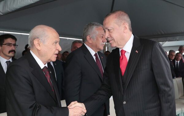 Erdoğan ve MHP lideri Bahçeli - Sputnik Türkiye
