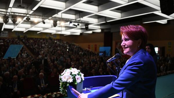 İYİ Parti'nin 3. Olağanüstü Kurultayı - Genel Başkan Meral Akşener - Sputnik Türkiye