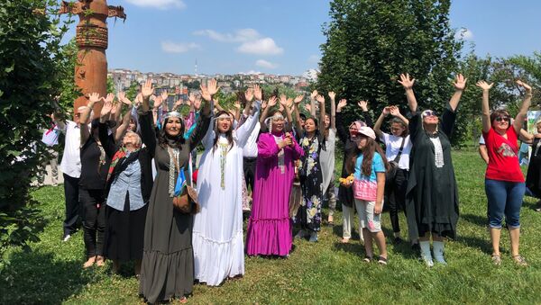 İstanbul'da Yakutların geleneksel bayramı Isıah kutlandı. - Sputnik Türkiye