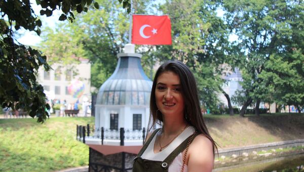 Moskova'daki Türkiye festivali ziyaretçi Yekaterina - Sputnik Türkiye