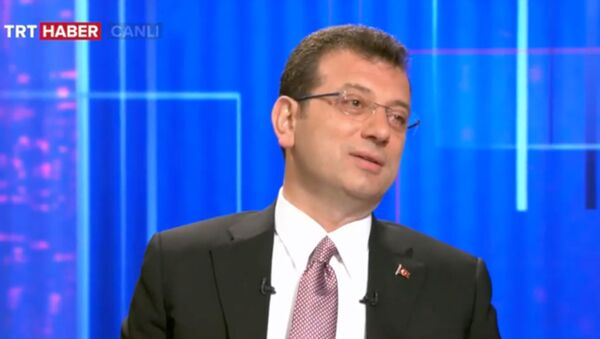 Ekrem İmamoğlu, TRT Haber'de soruları yanıtladı. - Sputnik Türkiye