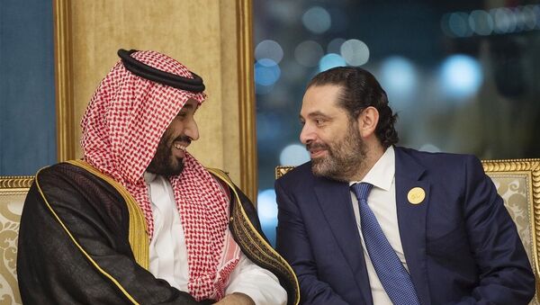 Suudi Arabistanlı Veliaht Prens Muhammed bin Selman ve Lübnan Başbakanı Saad el Hariri - Sputnik Türkiye