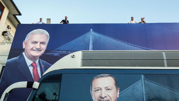 Binali Yıldırım- Recep Tayyip Erdoğan - Sputnik Türkiye
