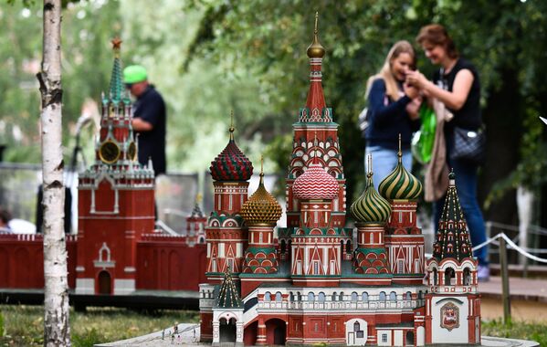 Moskova'daki parkta 'Minyatür Rusya' sergisi - Sputnik Türkiye