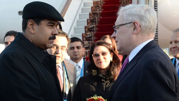 Venezüella Devlet Başkanı Maduro, Rusya Dışişleri Bakan Yardımcısı Sergey Ryabkov - Sputnik Türkiye