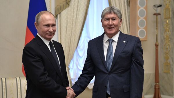 Putin ve Atambayev - Sputnik Türkiye