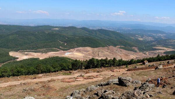 Kaz Dağları'nda altın madeni çalışmaları için binlerce ağaç kesildi. - Sputnik Türkiye