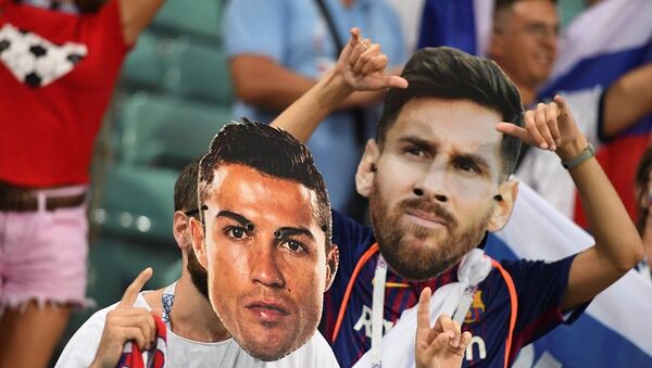 Cristiano Ronaldo ve Lionel Messi - Sputnik Türkiye