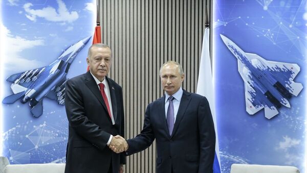 Recep Tayyip Erdoğan- Vladimir Putin  - Sputnik Türkiye