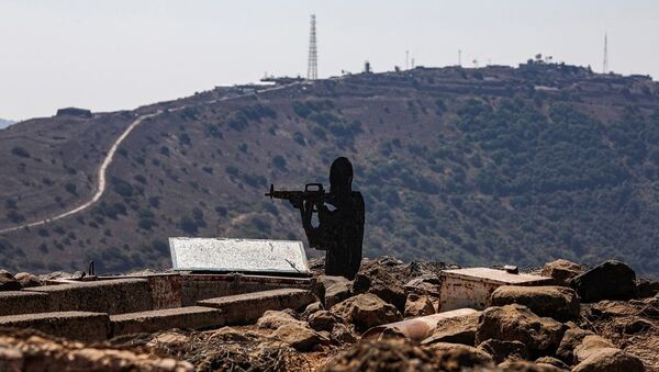 Golan Tepeleri - İsrail ordusu karakolu - Sputnik Türkiye