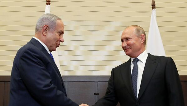 Rusya Devlet Başkanı Vladimir Putin, İsrail Başbakanı Benyamin Netanyahu ile Soçi'de görüştü - Sputnik Türkiye