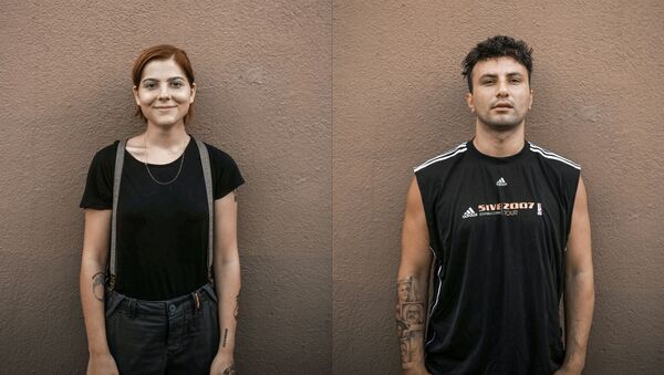 'Susamam' videosunda yer alan rapçilerden Samet Gönüllü ve Deniz Tekin AFP haber ajansına konuştu. - Sputnik Türkiye