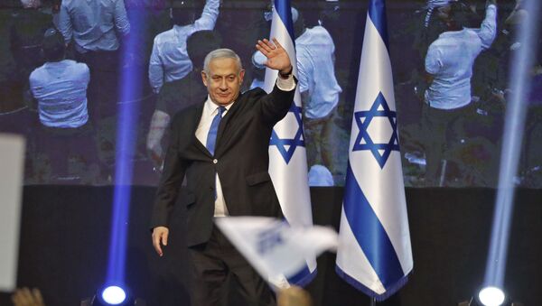 İsrail Başbakanı Benyamin Netanyahu tekrarlanan seçimlerde tek başına hükümet kurmak için çoğunluğu bulamadı. - Sputnik Türkiye
