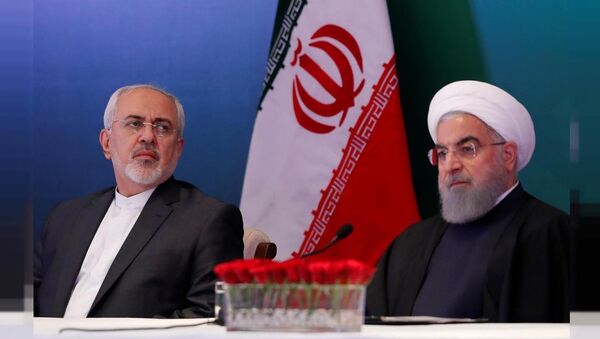 İran Cumhurbaşkanı Ruhani ve Dışişleri Bakanı Zarif - Sputnik Türkiye