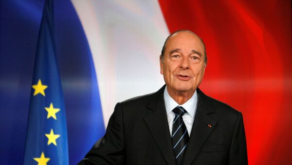  Fransa'nın eski cumhurbaşkanı Jacques Chirac - Sputnik Türkiye